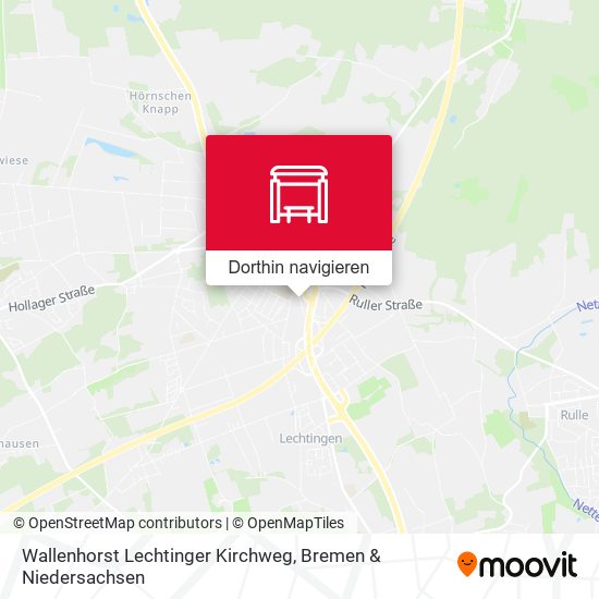 Wallenhorst Lechtinger Kirchweg Karte