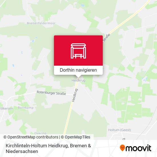 Kirchlinteln-Holtum Heidkrug Karte