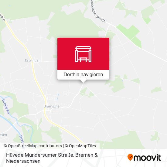 Hüvede Mundersumer Straße Karte
