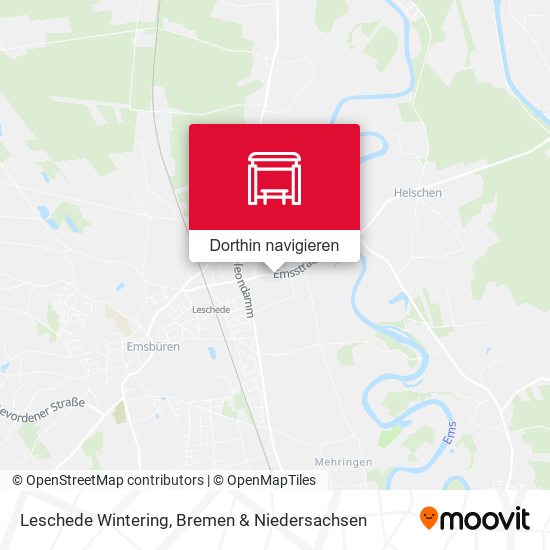 Leschede Wintering Karte