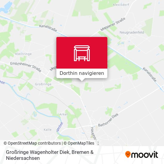 Großringe Wagenholter Diek Karte
