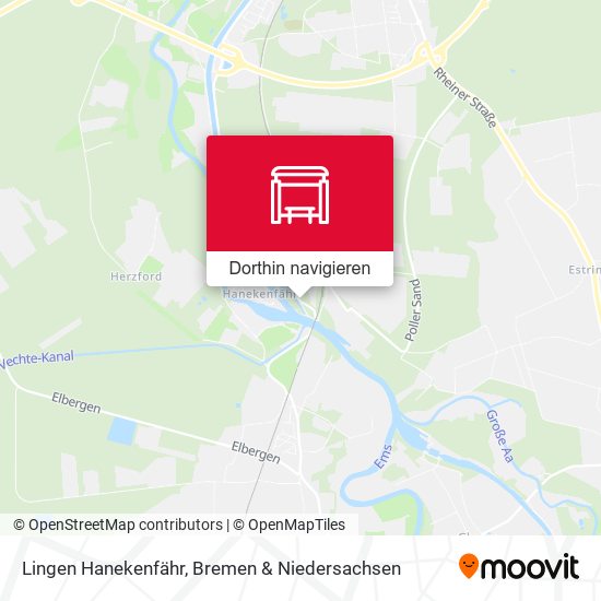 Lingen Hanekenfähr Karte