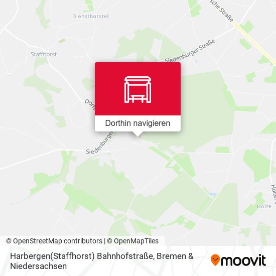 Harbergen(Staffhorst) Bahnhofstraße Karte