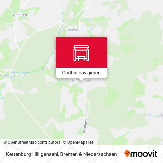 Kettenburg Hilligensehl Karte