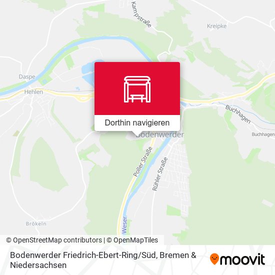 Bodenwerder Friedrich-Ebert-Ring / Süd Karte