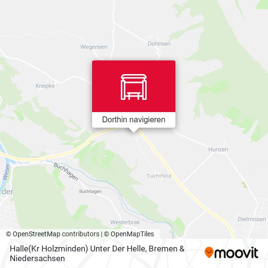 Halle(Kr Holzminden) Unter Der Helle Karte