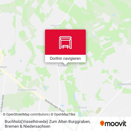 Buchholz(Visselhövede) Zum Alten Burggraben Karte