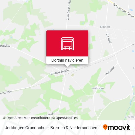 Jeddingen Grundschule Karte