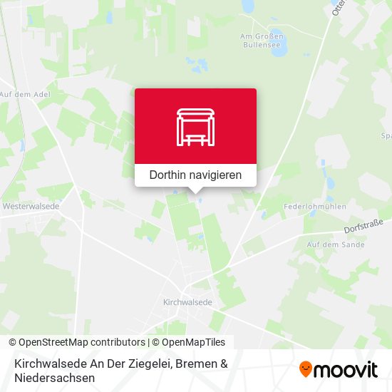 Kirchwalsede An Der Ziegelei Karte