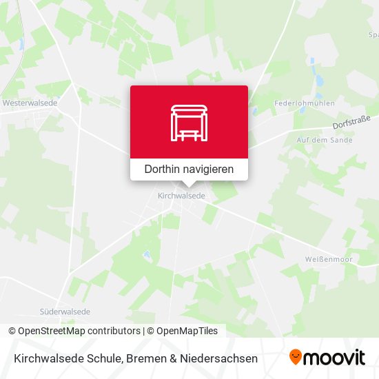 Kirchwalsede Schule Karte
