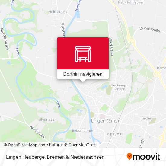 Lingen Heuberge Karte