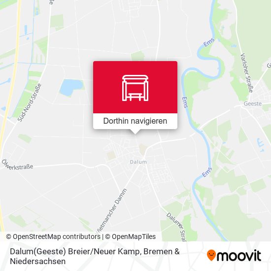 Dalum(Geeste) Breier / Neuer Kamp Karte