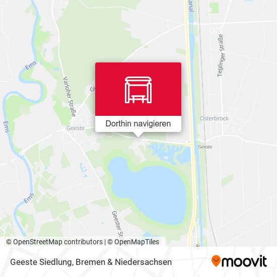 Geeste Siedlung Karte
