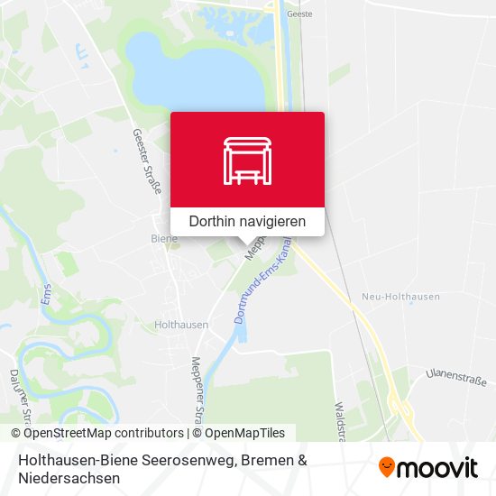 Holthausen-Biene Seerosenweg Karte