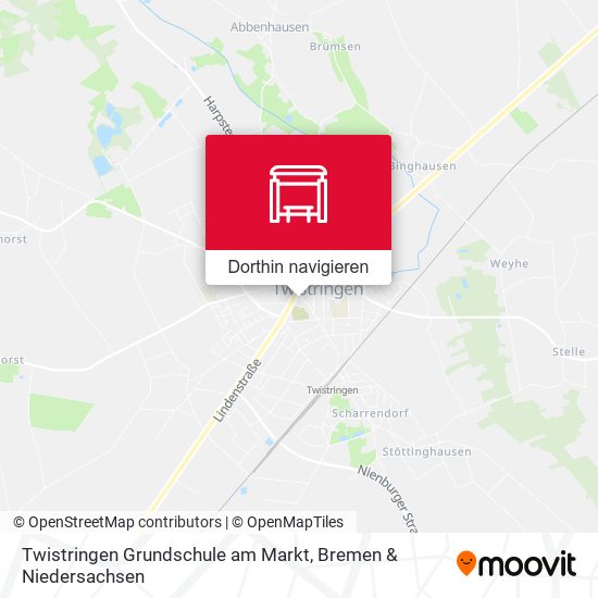 Twistringen Grundschule am Markt Karte