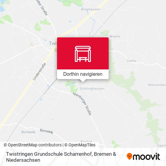 Twistringen Grundschule Scharrenhof Karte