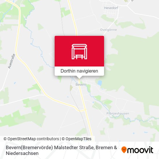 Bevern(Bremervörde) Malstedter Straße Karte
