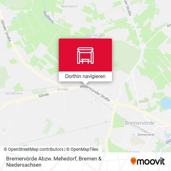 Bremervörde Abzw. Mehedorf Karte