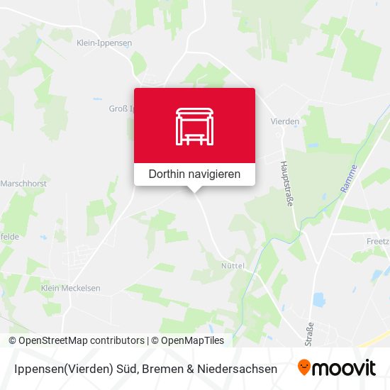 Ippensen(Vierden) Süd Karte
