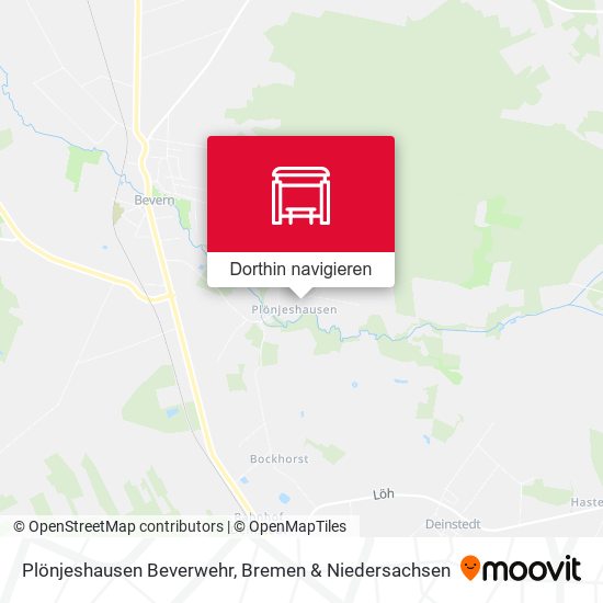Plönjeshausen Beverwehr Karte