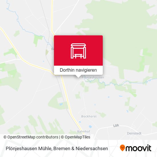 Plönjeshausen Mühle Karte