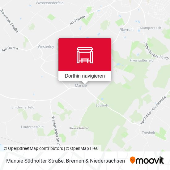 Mansie Südholter Straße Karte
