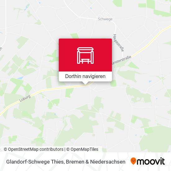 Glandorf-Schwege Thies Karte
