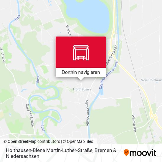 Holthausen-Biene Martin-Luther-Straße Karte