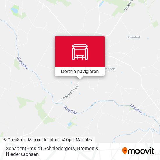 Schapen(Emsld) Schniedergers Karte