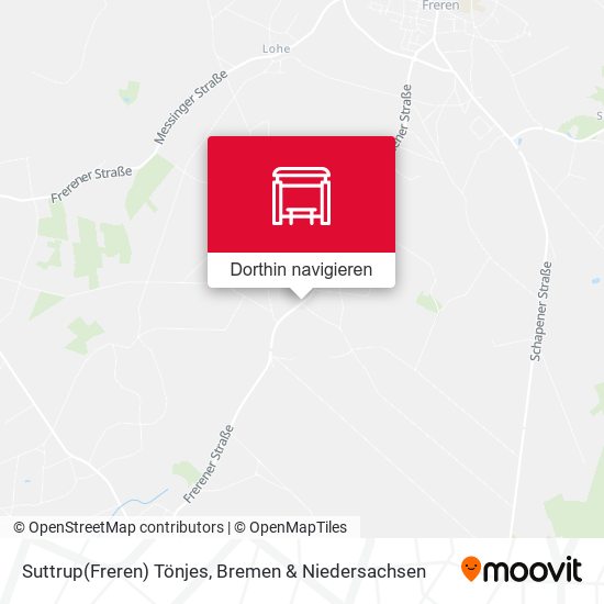 Suttrup(Freren) Tönjes Karte
