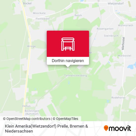 Klein Amerika(Wietzendorf) Prelle Karte