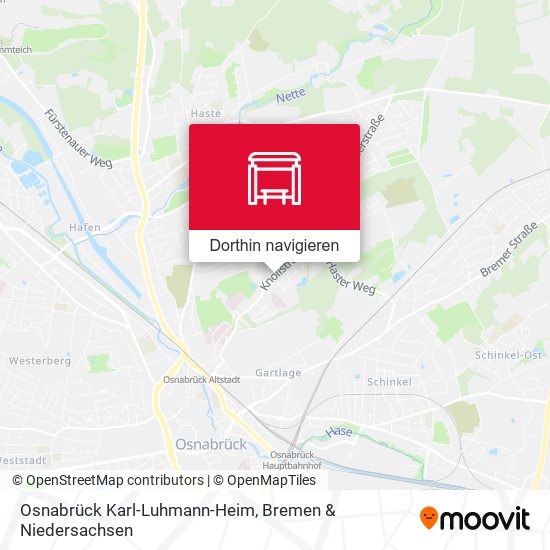 Osnabrück Karl-Luhmann-Heim Karte