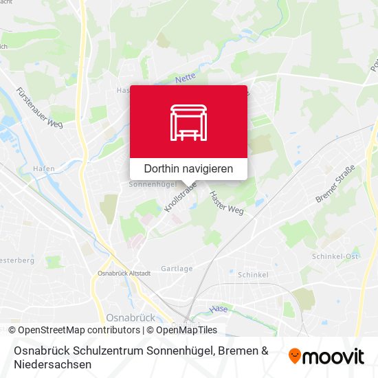 Osnabrück Schulzentrum Sonnenhügel Karte