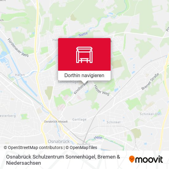 Osnabrück Schulzentrum Sonnenhügel Karte