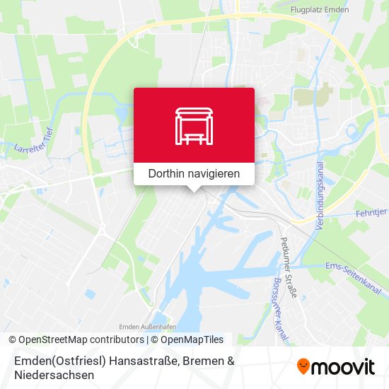 Emden(Ostfriesl) Hansastraße Karte