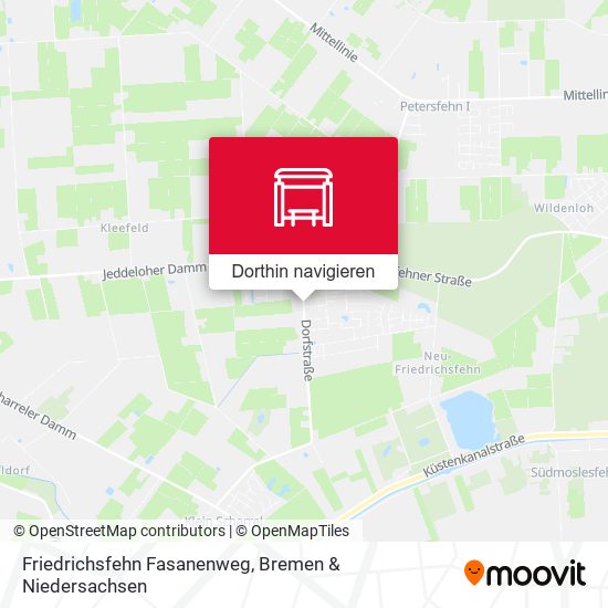 Friedrichsfehn Fasanenweg Karte