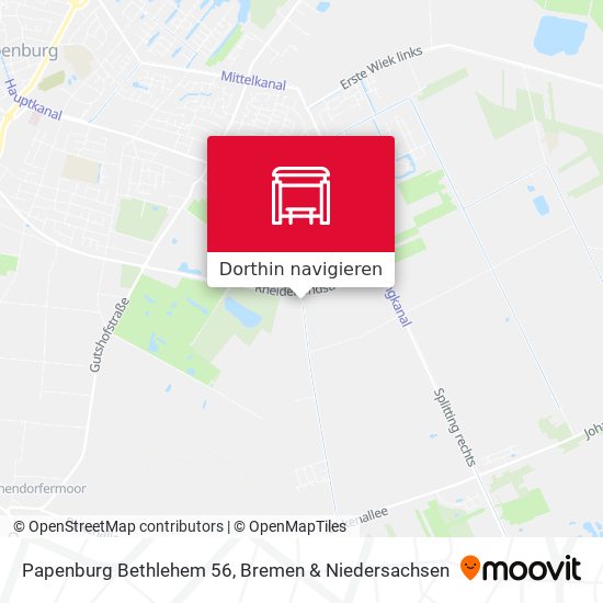 Papenburg Bethlehem 56 Karte