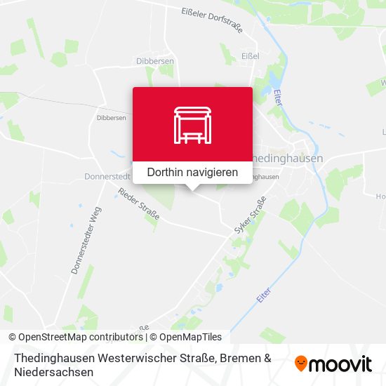 Thedinghausen Westerwischer Straße Karte