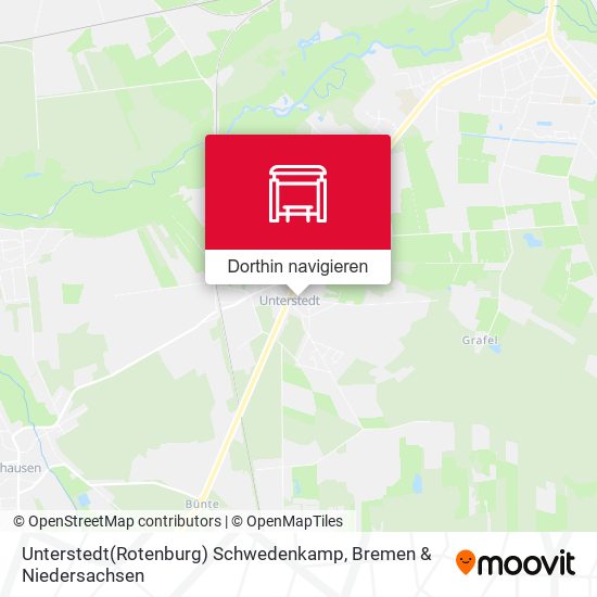 Unterstedt(Rotenburg) Schwedenkamp Karte