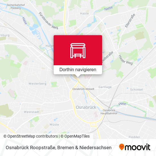 Osnabrück Roopstraße Karte