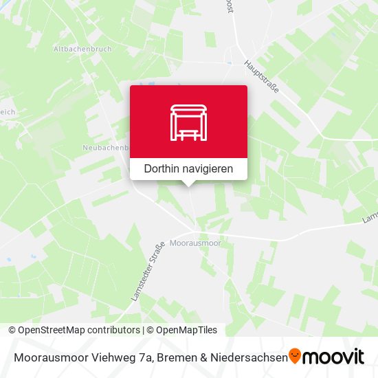 Moorausmoor Viehweg 7a Karte