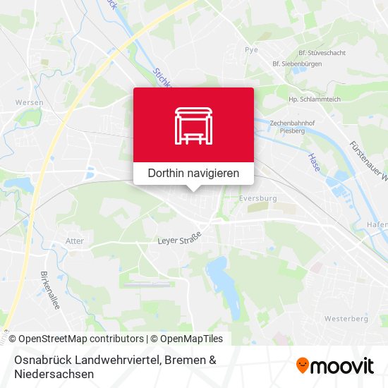 Osnabrück Landwehrviertel Karte