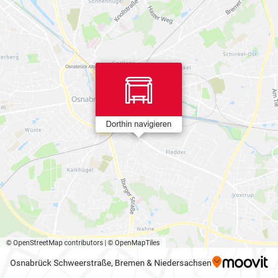 Osnabrück Schweerstraße Karte