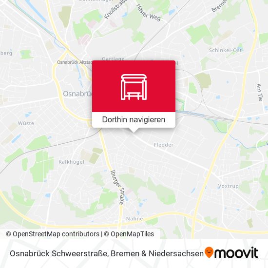 Osnabrück Schweerstraße Karte