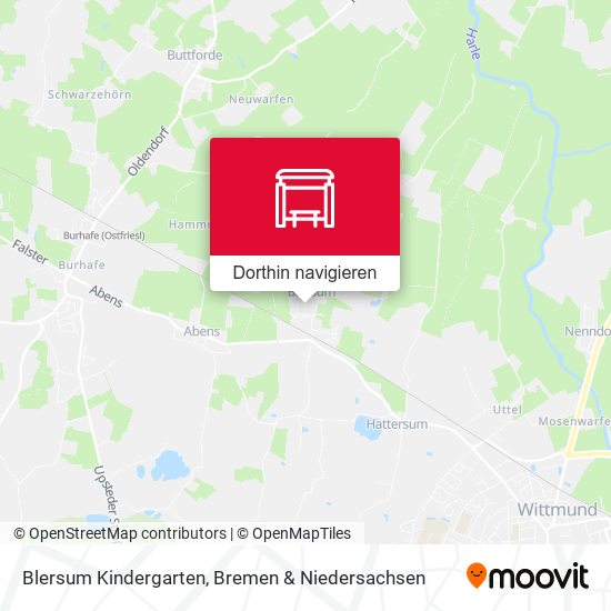Blersum Kindergarten Karte