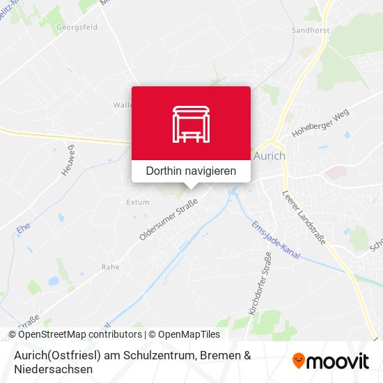 Aurich(Ostfriesl) am Schulzentrum Karte