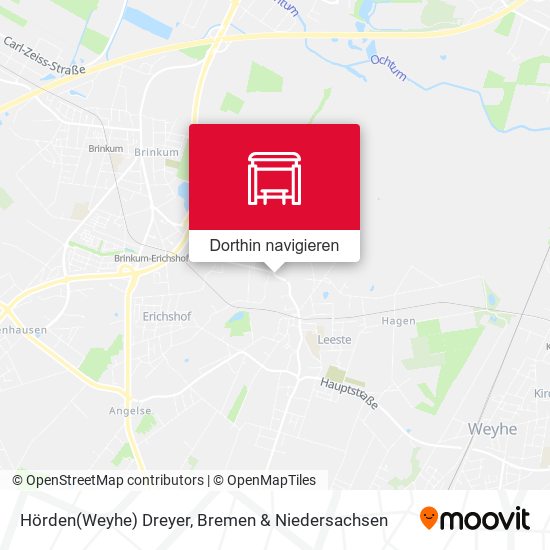 Hörden(Weyhe) Dreyer Karte