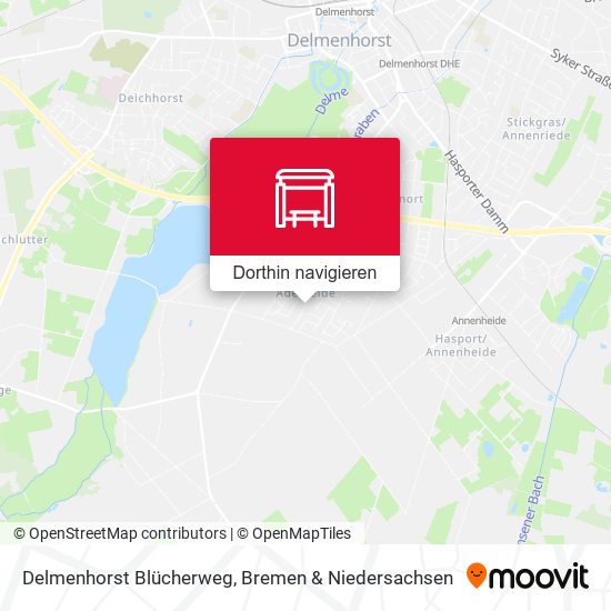 Delmenhorst Blücherweg Karte