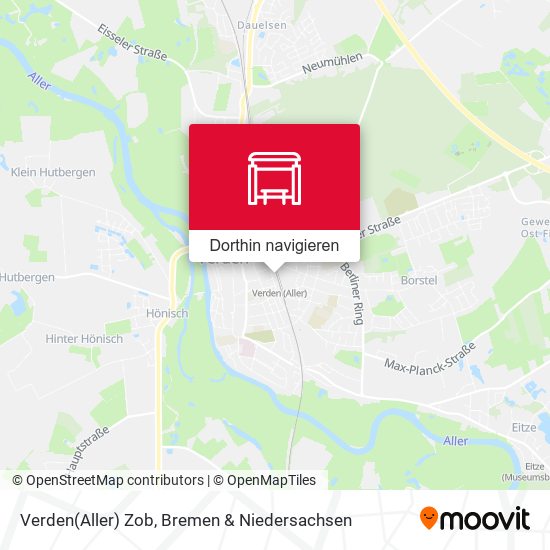 Verden(Aller) Zob Karte