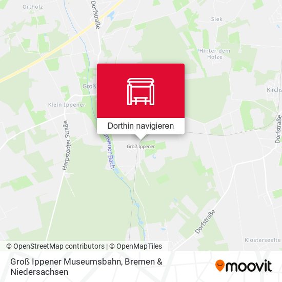 Groß Ippener Museumsbahn Karte